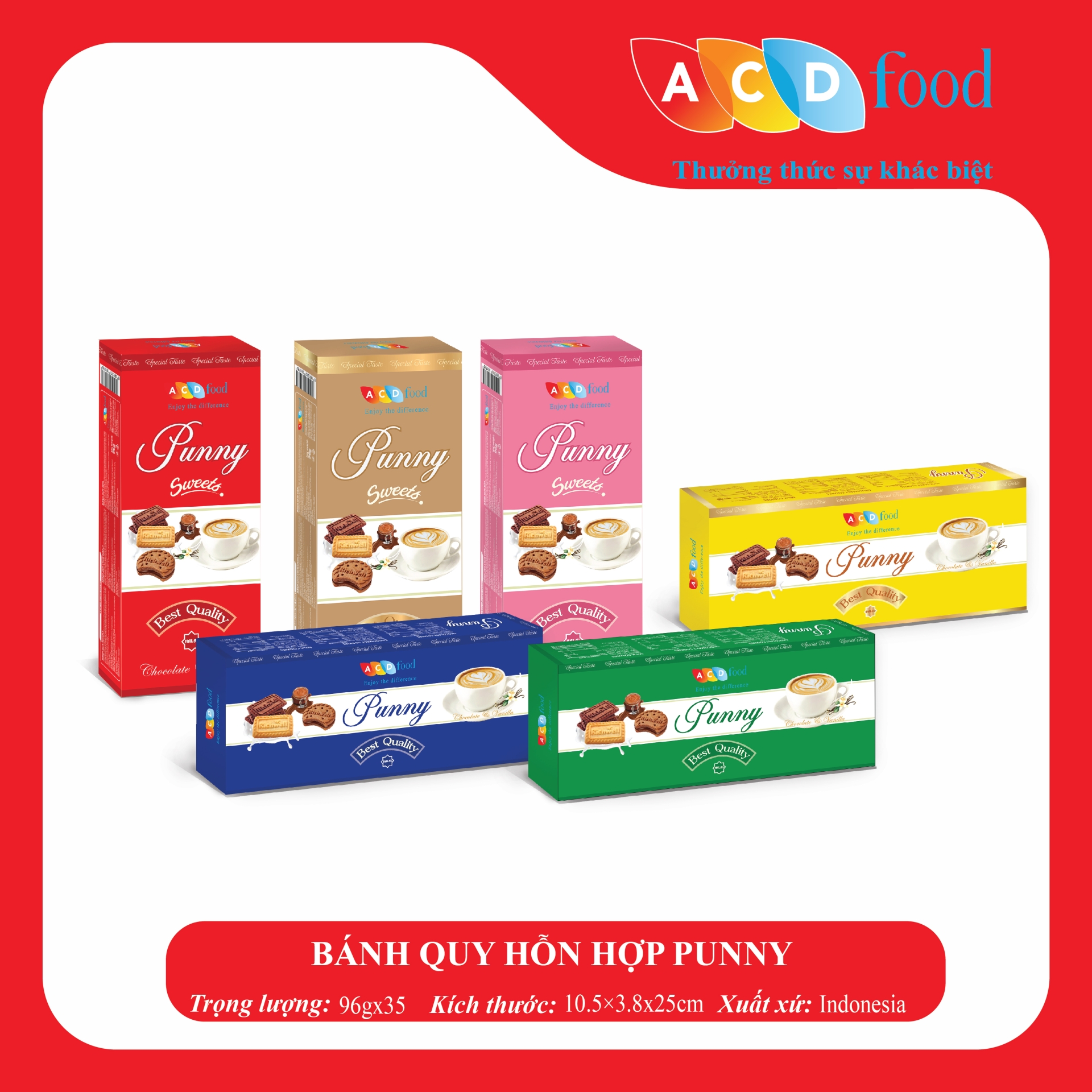 BÁNH QUY HỖN HỢP PUNNY